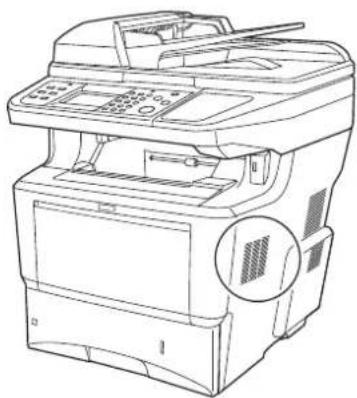 KYOCERA FS-3640MFP/KL3 - Lüfterschlitze reinigen. - 2