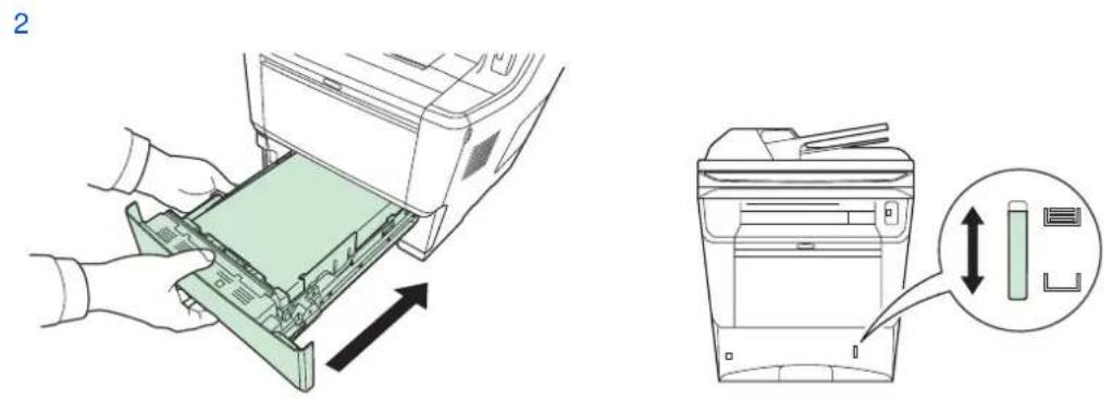 KYOCERA FS-3640MFP/KL3 - Legen Sie Papier ein. - 3