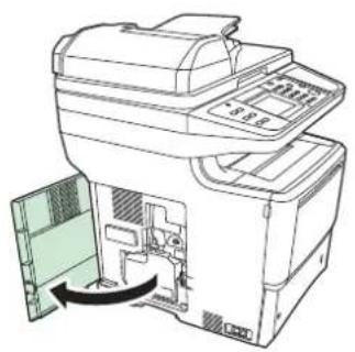 KYOCERA FS-3640MFP/KL3 - Alten Resttonerbehälter entfernen. - 1