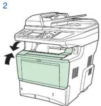 KYOCERA FS-3640MFP/KL3 - Neuen Tonerbehälter installieren. - 2