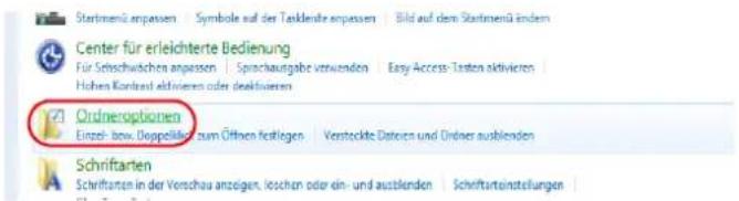 Startmenz anpassen Symbole auf der Taktialte anpassen Bild auf dem Startmenz finden Center für erleichterte Bedienung Für Seitschwischen anpassen Sprachungabe verwenden Easy Access-Tatten aktivieren Hoben Kontrast aktivieren oder deaktivieren Ordnereoptionen Einzel- bzw. Doppeläte zum Öthnen festlegen Verstockte Daten und Ordner ausblenden Schriftarten Schriftarten in der Verschau anzeigen, loschen oder ein- und ausblenden Schriftarteinstellungen