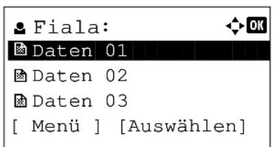 Fiala: Daten 01 Daten 02 Daten 03 [ Menü ] [Auswählen]