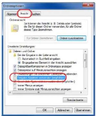 Orderoptionen Algemein Ansicht Buchen Orderansicht Sie können die Ansicht (r. B. Detals oder Symbole) die Sie für dieser Order verwenden, für alle Order doeso Typo Übernehmen. Für Order übernehmen. Order zurücksetzen Erwartete Einstellungen: Deleven und Order: Be der Engage in der Listenansicht Automatisch in Suchfeld eingeben Enggegebenes Element in der Ansicht auswählen DataProßinformationen in Ordinatpos anzeigen Datasymbol auf Minaturansichten anzeigen Übruchungen vor beicherten Konzysplnen abtenden Finglache Assistent verwenden (empfohlen) Sach der System nicht verwerten (empfohlen) Inner Menu anzeigen Inner Symbole statt Minaturansichten anzeigen Standardwerte OK Abbrechen Übernehmen