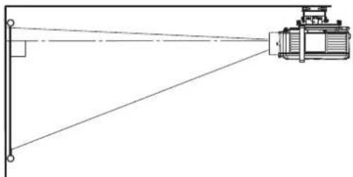 Pure technical line drawing of a mechanical assembly without any text, numbers, or symbols