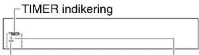 TIMER indikering TIMER₁ 1 1
