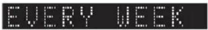 KENWOOD K-521-B - Wählen Sie „EVERY WEEK“ oder „ONETIME“. - 1