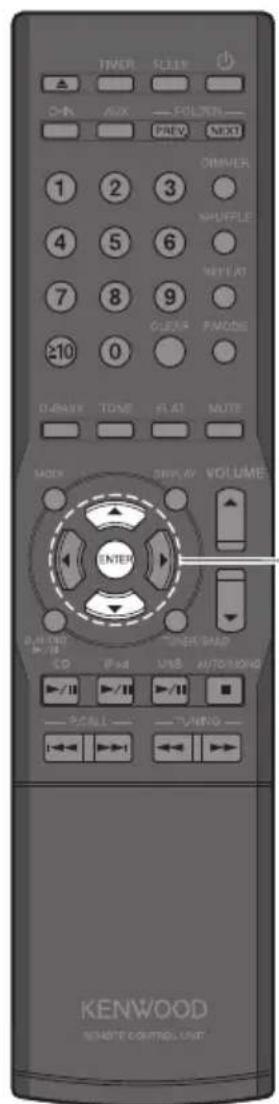 THER SLEEP ON AUX PULLIN PREV NEXT 1 2 3 DRIVER WHUFFLE 4 5 6 KEY LAT 7 8 9 CURRY PMODE ≥10 0 DURRY TONE FLAT MUTE MODE DISPLAY VOLUME ENTER TOLER WASH CD PAND UBS AUTOMOCH KENWOOD REMOTE CONTROL UNIT