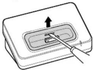 KENWOOD M-707i-S - Zum Abnehmen des iPod-Adapters - 1