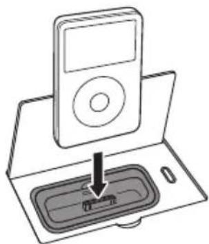 KENWOOD K-821DV - Öff nen Sie die Abdeckung der Haupteinheit und schließen Sie dann den iPod am iPod-Anschluss an. - 1