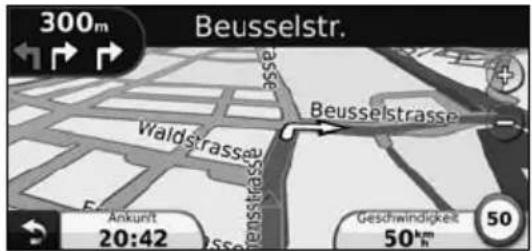 300m Beusselstr. Waldstrasse Beusselstrasse Ankunft 20:42 Geschwindigkeit 50km 50