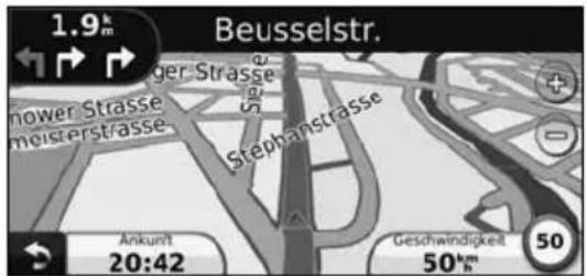 1.9km Beusselstr. Ankunft 20:42 Geschwindigkeit 50km 50