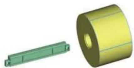 C.Itoh EZ-1105 - 2-3. Handhabung des Etikettenrollenhalters - 2