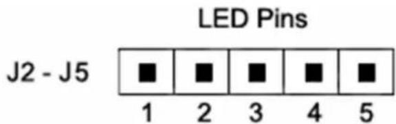 Highpoint RocketRAID 2320 - - LED Connections - 1