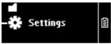 Settings