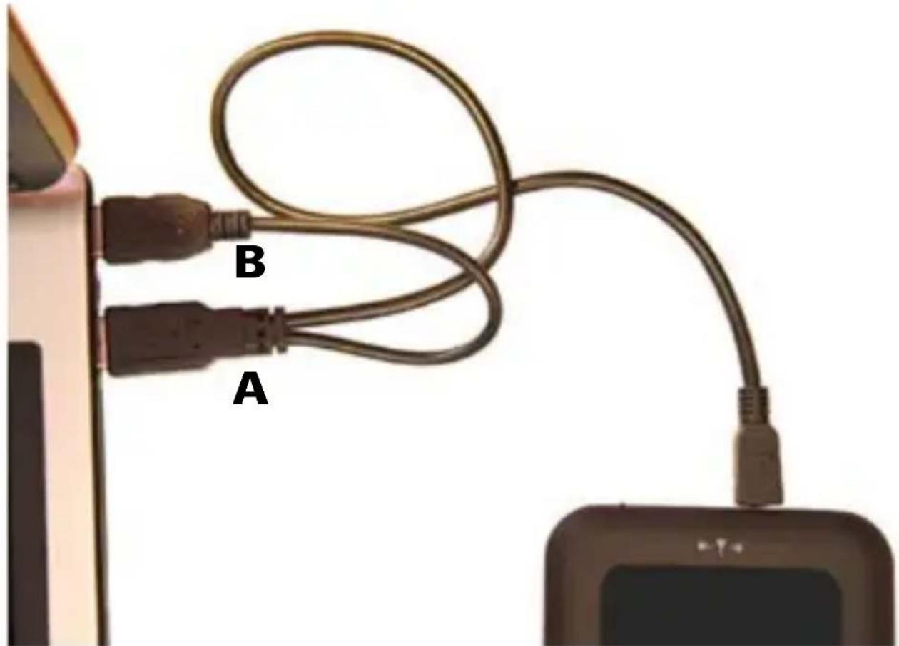 Digittrade RS64 - Connection to USB 1.1 Port - 1