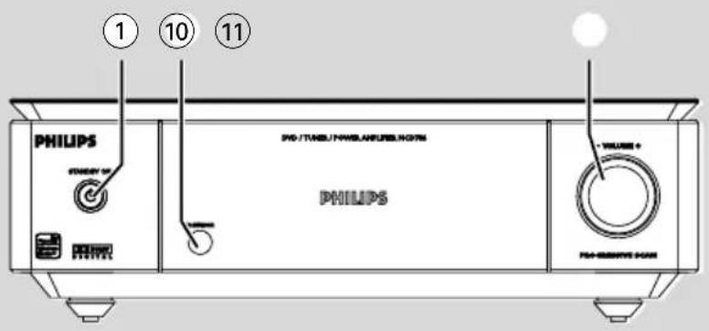 PHILIPS PUNION OF PHILIPS PHILIPS 1 10 11 VOLUME + PAN-DRAGON POWER
