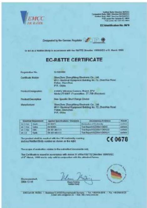 Lupus Electronics LE906 - CE-Zertifizierung - 1