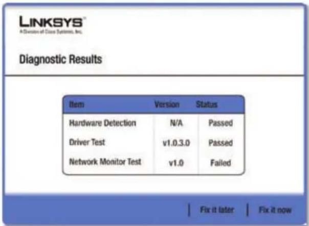 LINKSYS WUSB100 - How to Use the Diagnostics Utility - 2