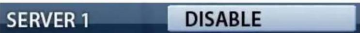 SERVER 1 DISABLE