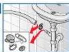 NEFF W5440X0 - Ablaufschlauch am Siphon - 1