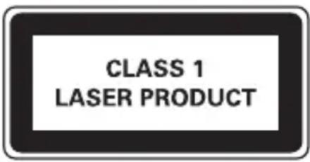 CLASS 1 LASER PRODUCT