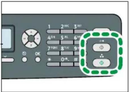 KYOCERA FS-C1020MFP+/KL3 - Drücken Sie die [SW Start] oder [Farbe Start]-Taste. - 1