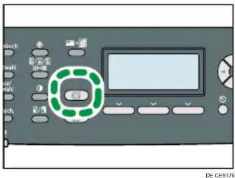 KYOCERA FS-C1020MFP+/KL3 - Drücken Sie die Taste [Fax]. - 1