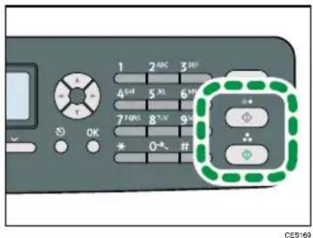 KYOCERA FS-C1020MFP+/KL3 - Drücken Sie die [SW Start] oder [Farbe Start]-Taste. - 1