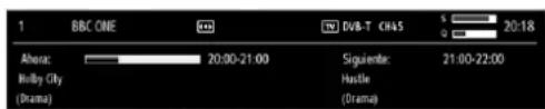 1 BBC ONE Ahora: 20:00-21:00 Holly City (Drama) DVB-T CH&S S Q 20:18 Siguiente: Hustle (Drama)