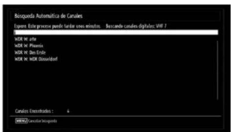 Busque de Automática de Canales Espore: Este proceso pueró tendar usos minutos. Boscande canales digitales: VH7 7 WDR W: arte WDR W: Phoenix WDR W: Des Ende WDR W: WDR Dusudorf Canales Encañados : 4 WDR/Canaluar Inscopado