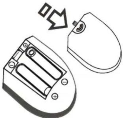 NEVIR NVR-7201-40HD-N - Inserting Batteries - 1