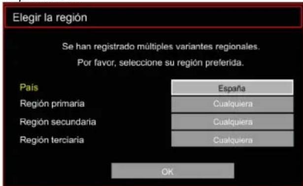 Elegir la región Se han registrado múltiples variantes regionales. Por favor, seleccione su región preferida. País España Región primaria Cualquiera Región secundaria Cualquiera Región terciaria Cualquiera OK