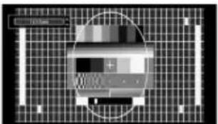 Scanned document fragment with pixelated text and a central logo, likely from a technical or financial report.