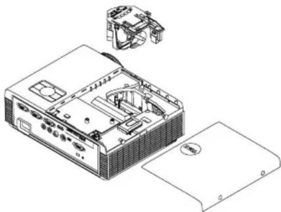 DELL S320wi - Changing the Lamp - 7