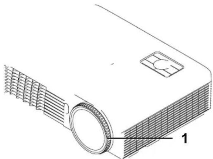 DELL S320wi - Adjusting the Projector Focus - 3