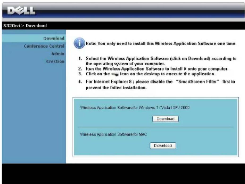 S320wi > Download Download Conference Control Admin Crestron Note: You only need to install this Wireless Application Software one time. 1. Select the Wireless Application Software (click on Download) according to the operating system of your computer. 2. Run the Wireless Application Software to install it onto your computer. 3. Click on the 🔉 icon on the desktop to execute the application. 4. For Internet Explorer 8 ; please disable the "SmartScreen Filter" first to prevent the failed installation. Wireless Application Software for Windows 7 /Vista /XP / 2000 Download Wireless Application Software for MAC Download