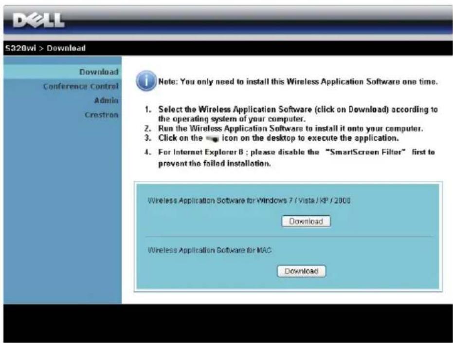 5320v1 > Download Download Conference Control Admin Crestron Note: You only need to install this Wireless Application Software one time. 1. Select the Wireless Application Software (click on Download) according to the operating system of your computer. 2. Run the Wireless Application Software to install it onto your computer. 3. Click on the icon on the desktop to execute the application. 4. For Internet Explorer B ; please disable the "SmartScreen Filter" first to prevent the failed installation. Wireless Application Software for Windows 7 / Vista / KP / 2000 Download Wireless Application Software for MAC Download