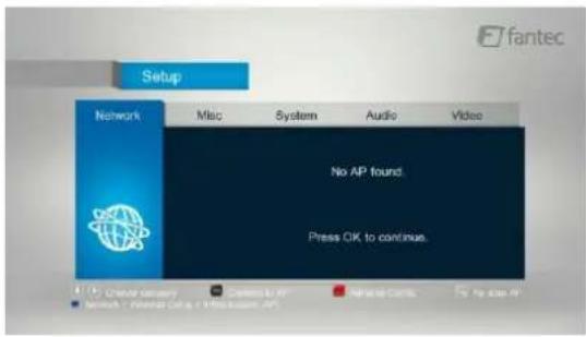 Fantec 3DXHDS - WLAN-Einstellungen - 1