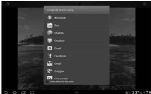Fantec MWiD25 - Freigabe von Fotos/Bildern (nur Android) - 2