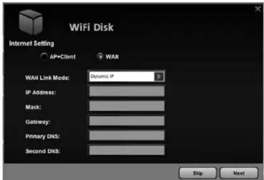 Fantec MWiD25 - Option WAN wählen - 1