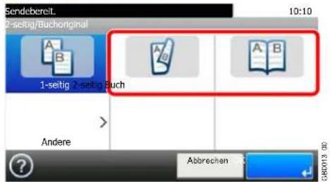 Sendebereit. 2-seitig/buchoriginal 1-seitig 2-seitig Buch Andere Abbrechen