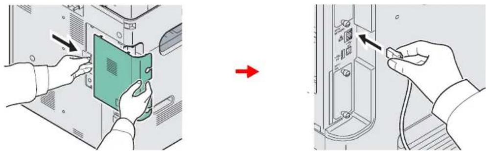 KYOCERA FS-C8525MFP/KL3 - Gerät anschließen. - 1