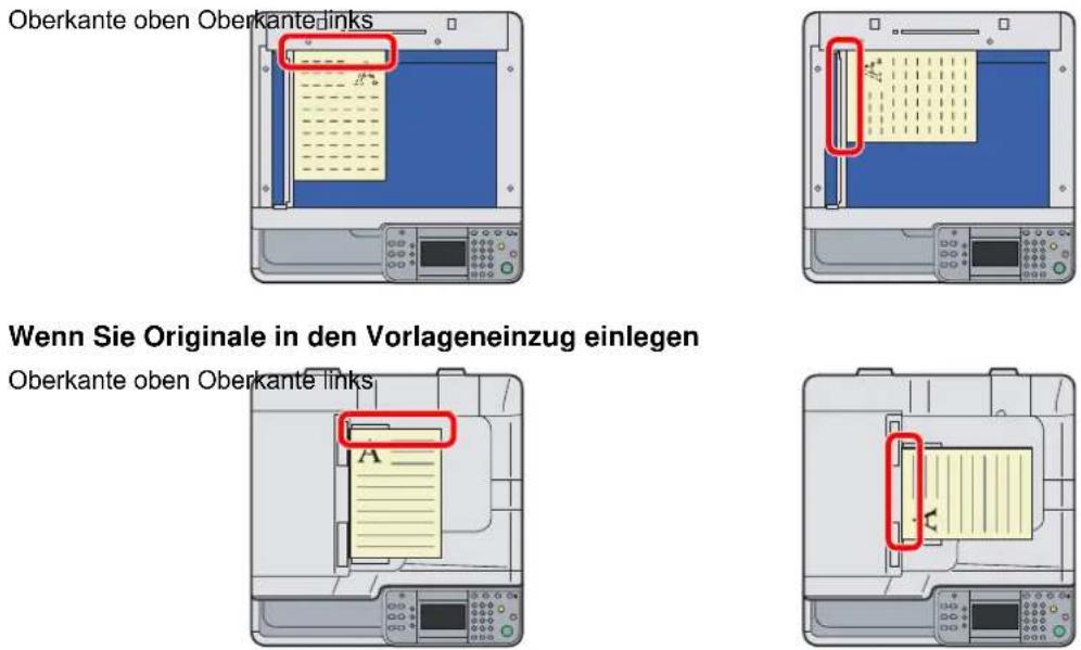 KYOCERA FS-C8525MFP/KL3 - Originalausrichtung - 2