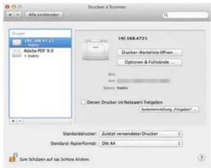 Drucker & Scannex 192.168.47.21 Adobe PDF 9.0 + Inhibits 192.168.47.21 Drucker-Varielle Stöffenen... Options & Fullstände Drs. Art Sensory: Maxle Diesen Drucker im Netzwerk freiigen Systemenstellung, "Fugaben" Standarddrucker: Zuletzt verwendeter Drucker Standard-Paperformat: DIN AA Zum Schüzen auf das Schluss können.