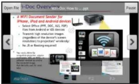 OPTOMA ZX212ST - WiFi Doc auf Android verwenden - 5