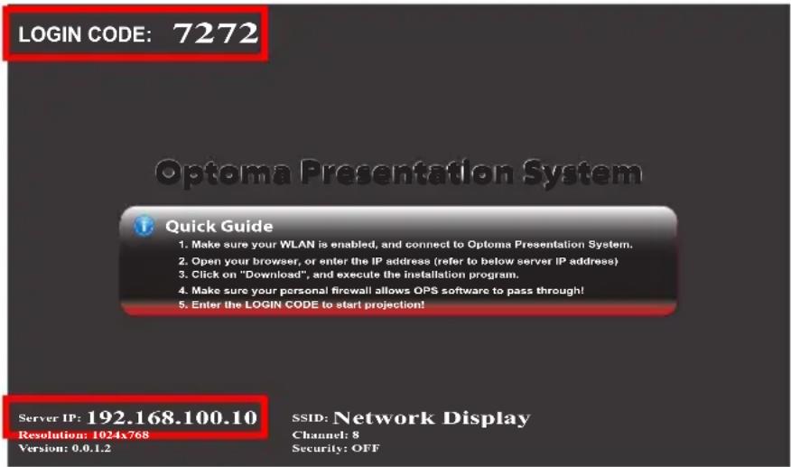 OPTOMA ZX212ST - Netzwerkanzeigemodus aktivieren - 2