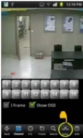 12:10 PM 1 2 3 4 5 6 7 8 9 10 11 12 13 14 15 16 I Frame Show OSD Back Channel F/U Print Search Review Info