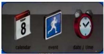 8 calendar event date / time