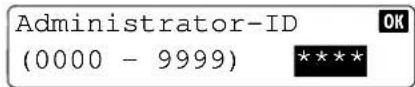 KYOCERA FS-1325MFP/KL3 - Administrator-ID - 1