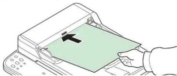 KYOCERA FS-1325MFP/KL3 - So werden Originale eingelegt - 2